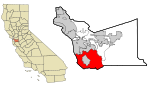 Alameda County California Incorporated and Unincorporated areas Fremont Highlighted